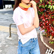 Load image into Gallery viewer, 和紙MIX トリコロール ネックカバー ★フリーサイズ