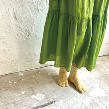 Load image into Gallery viewer, オーガニックコットン スラブ バイカラー ミドル丈足袋ソックス 23-25cm