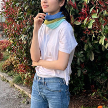 Load image into Gallery viewer, 和紙MIX トリコロール ネックカバー ★フリーサイズ