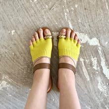 画像をギャラリービューアに読み込む, ルミナスシルク 指先フリー5本指ハーフソックス ★フリーサイズ