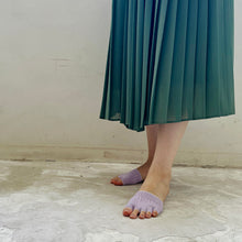 画像をギャラリービューアに読み込む, ルミナスシルク 指先フリー5本指ハーフソックス ★フリーサイズ