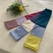 Load image into Gallery viewer, ルミナスシルク トリコロール アームカバー 指穴あり ★フフリーサイズ