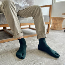 Load image into Gallery viewer, シルクメランジ足袋ミドル丈ソックス 25-27cm