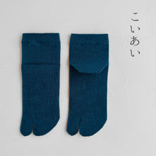 画像をギャラリービューアに読み込む, 美濃和紙&オーガニックコットン 足袋ミドル丈ソックス 23-25㎝