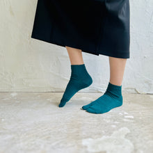 画像をギャラリービューアに読み込む, 美濃和紙&オーガニックコットン 足袋ミドル丈ソックス 23-25㎝