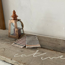 Load image into Gallery viewer, シルクメランジ ワンちゃん(超/小型犬)用 ロングタイプ腹巻き ★アクセントボーダー S/Mサイズ