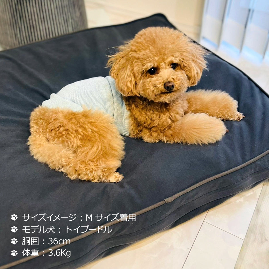 シルクメランジ ワンちゃん(超/小型犬)用 ロングタイプ 腹巻き S/M/Lサイズ