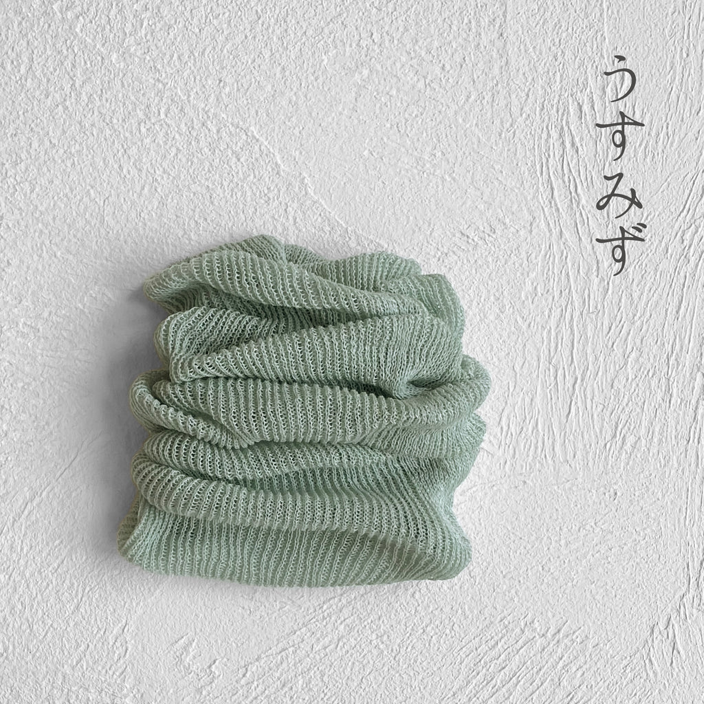 美濃和紙＆オーガニックコットン ネックカバー ★フリーサイズ