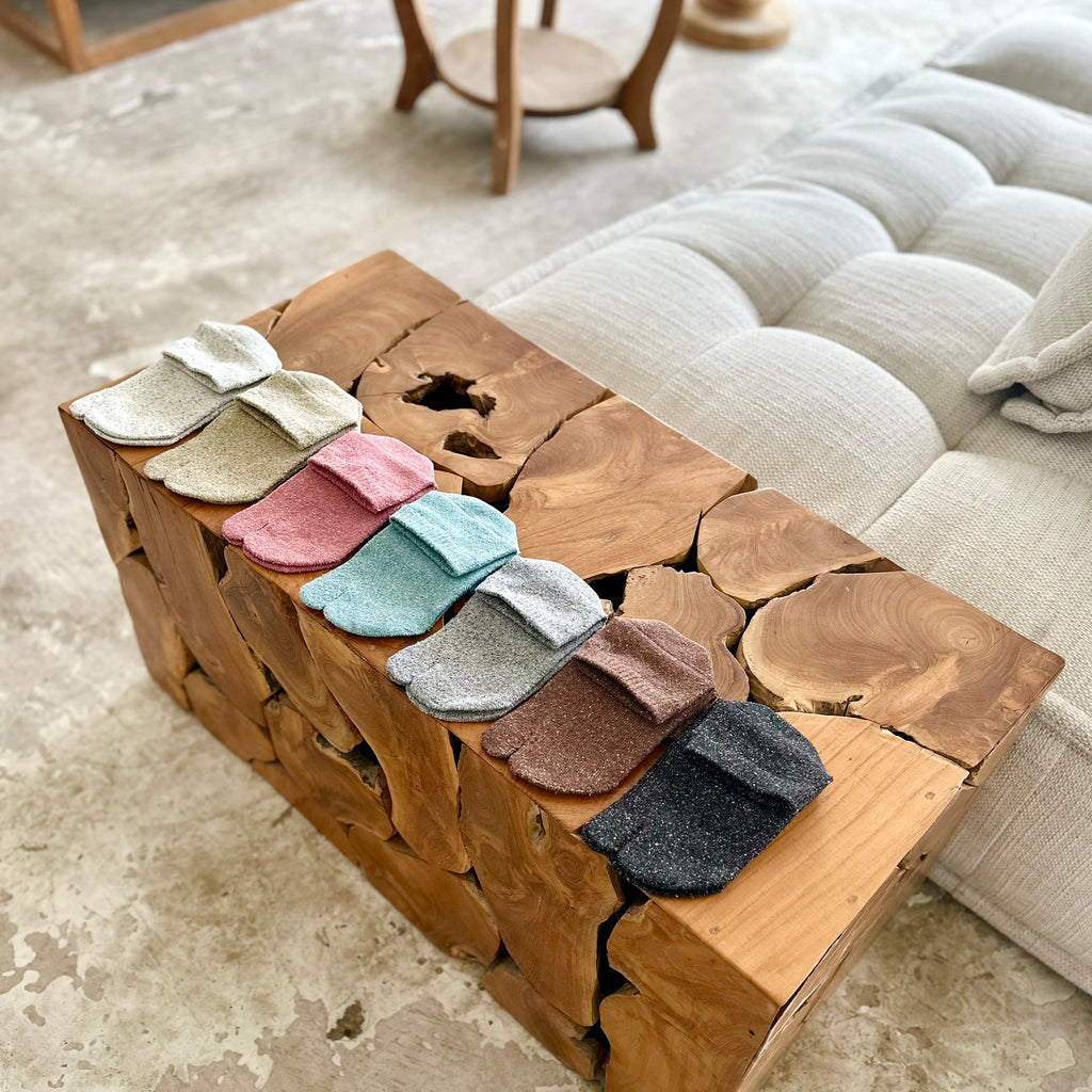 シルクメランジ足袋ショート丈ソックス　23-25cm