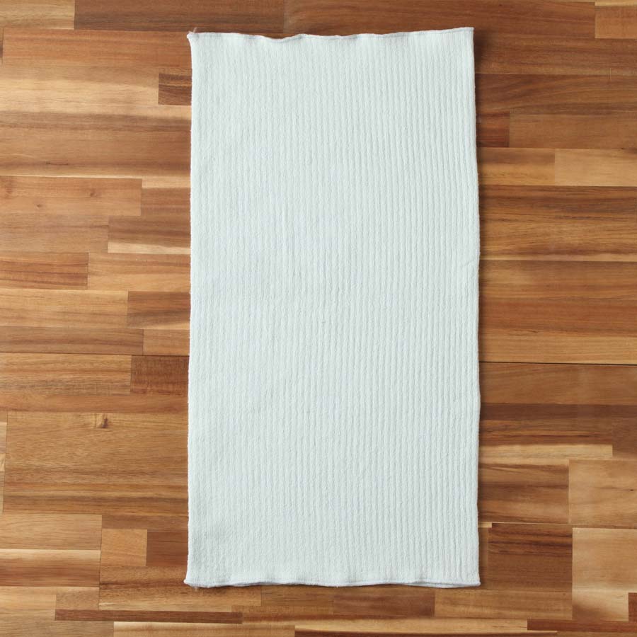 Bandeau long uni en soie lisse (taille libre)